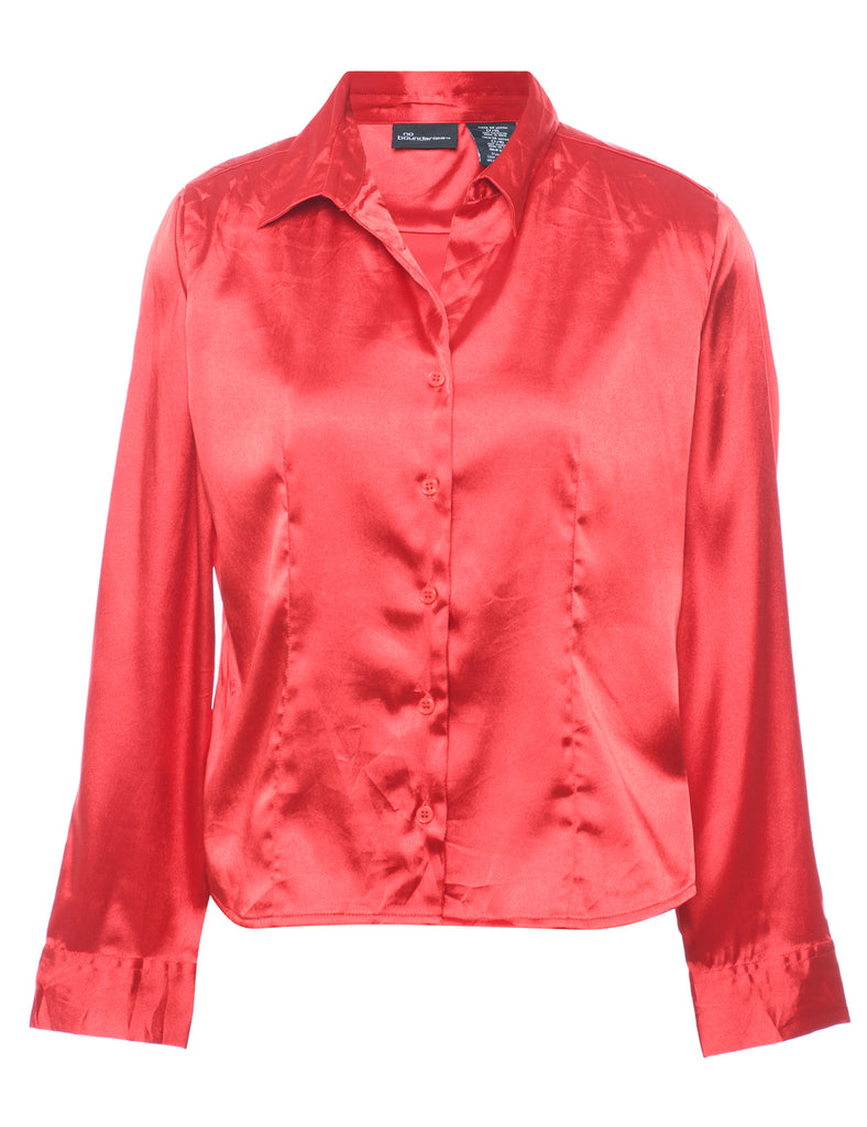 Long Sleeved Red Shirt - M