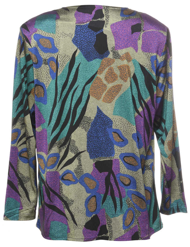 Long Sleeved Vintage Blouse - L