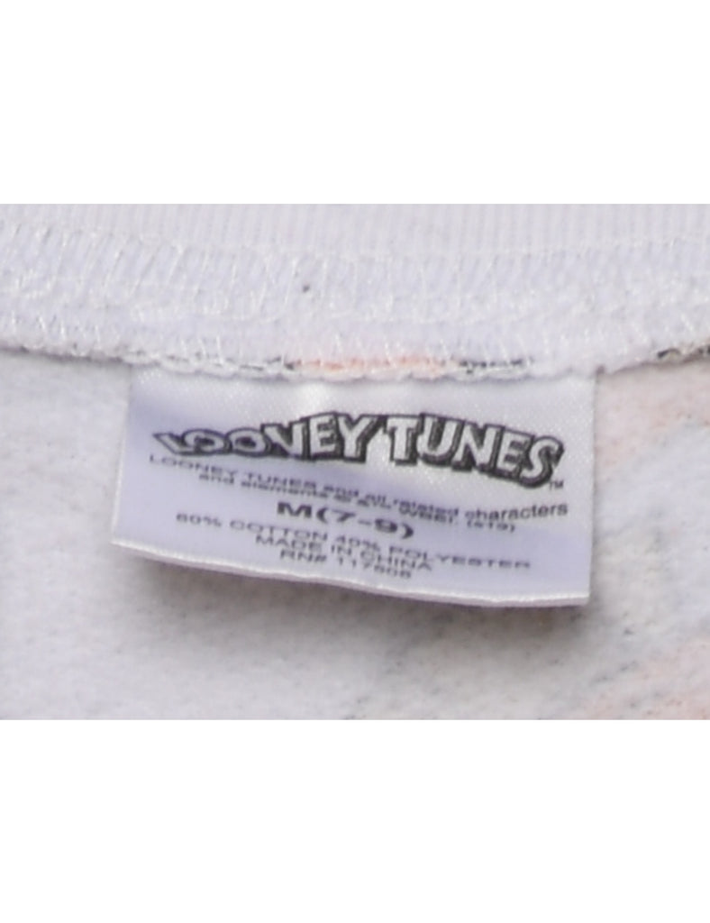 Looney Tunes 1990s Cartoon Sweatshirt - L