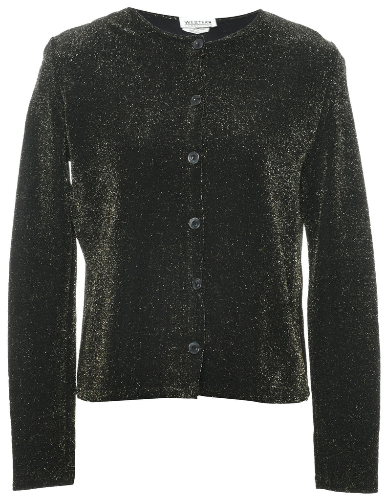 Lurex Evening Blouse - M