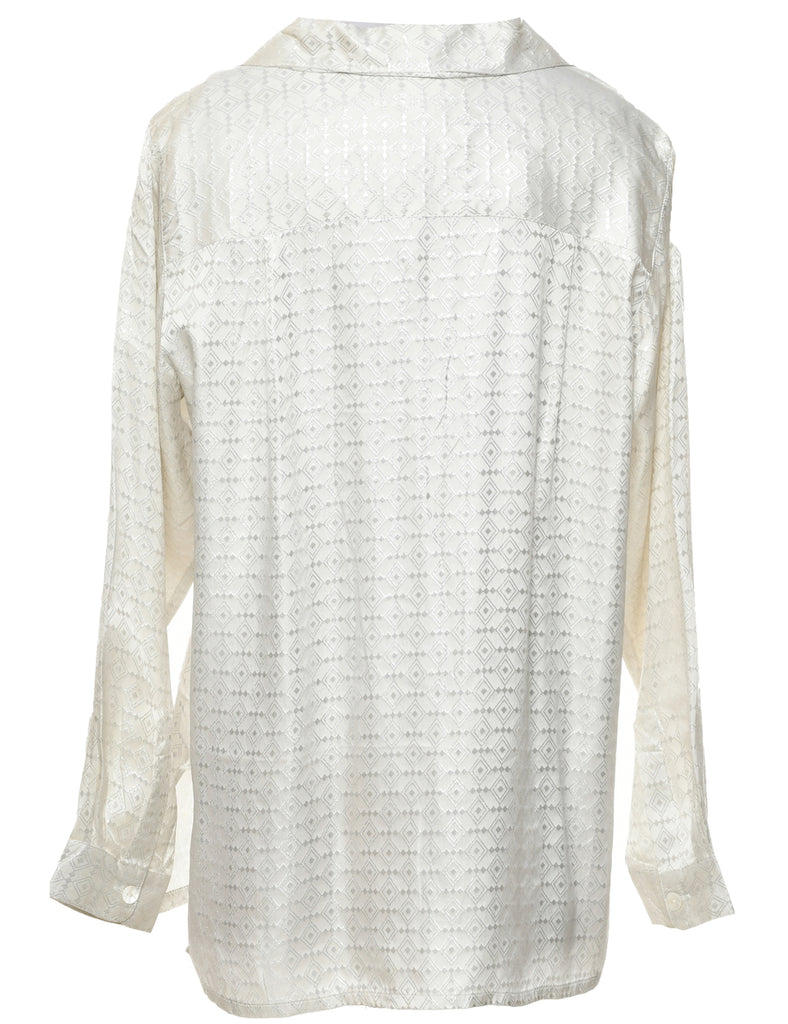 Lurex Evening Blouse - L