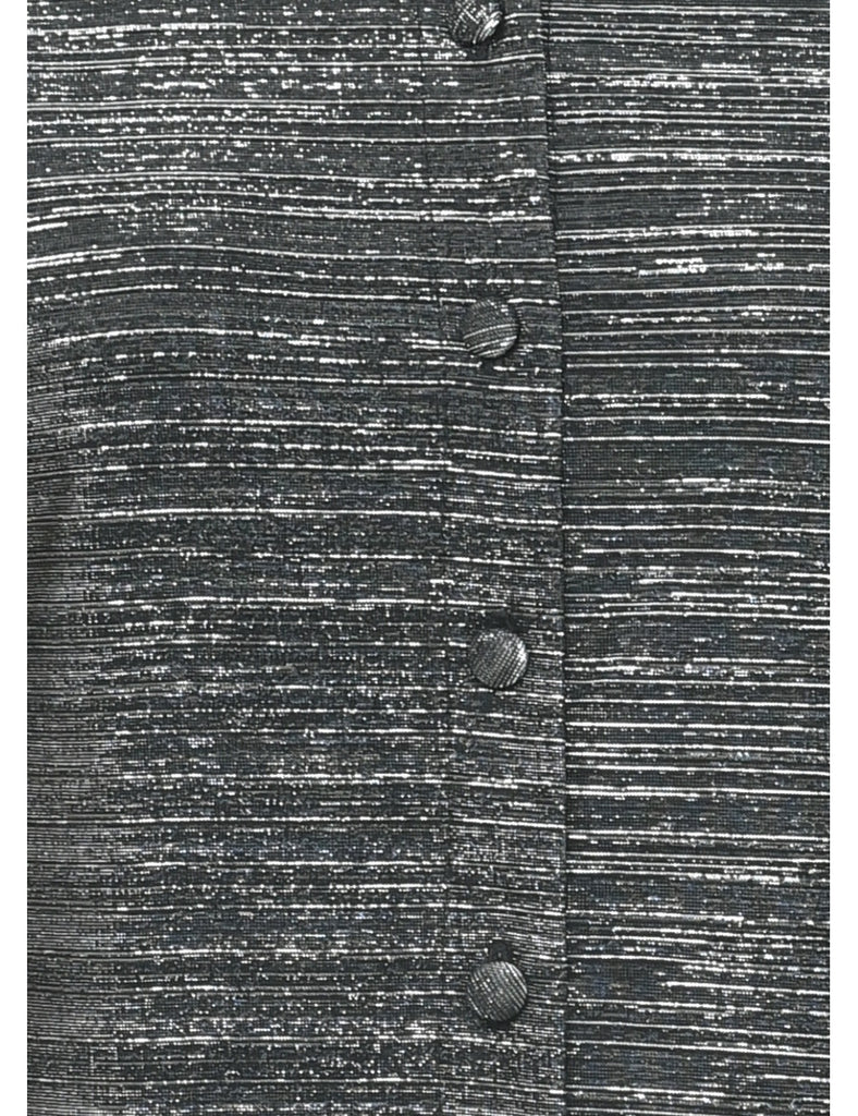 Lurex Evening Blouse - M