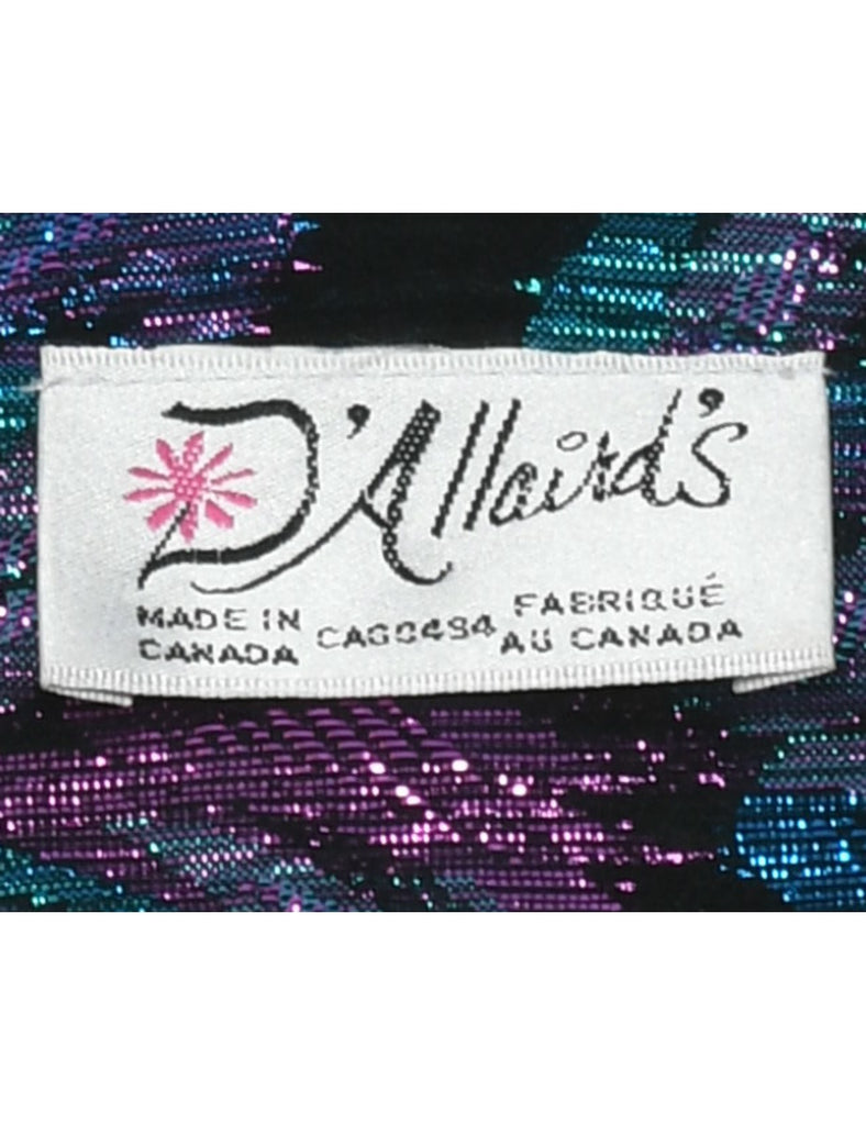 Lurex Evening Blouse - L