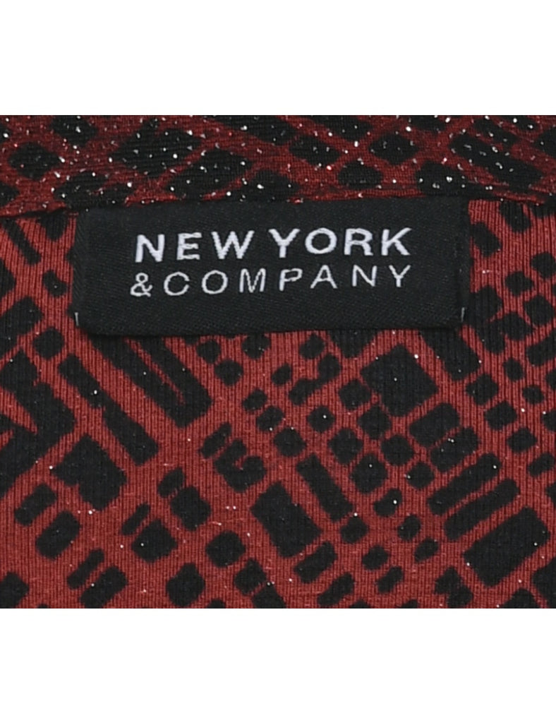 Lurex Evening Shirt - L