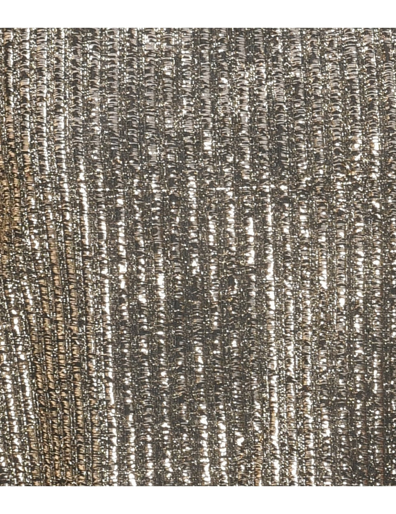 Lurex Gold Evening Top - L