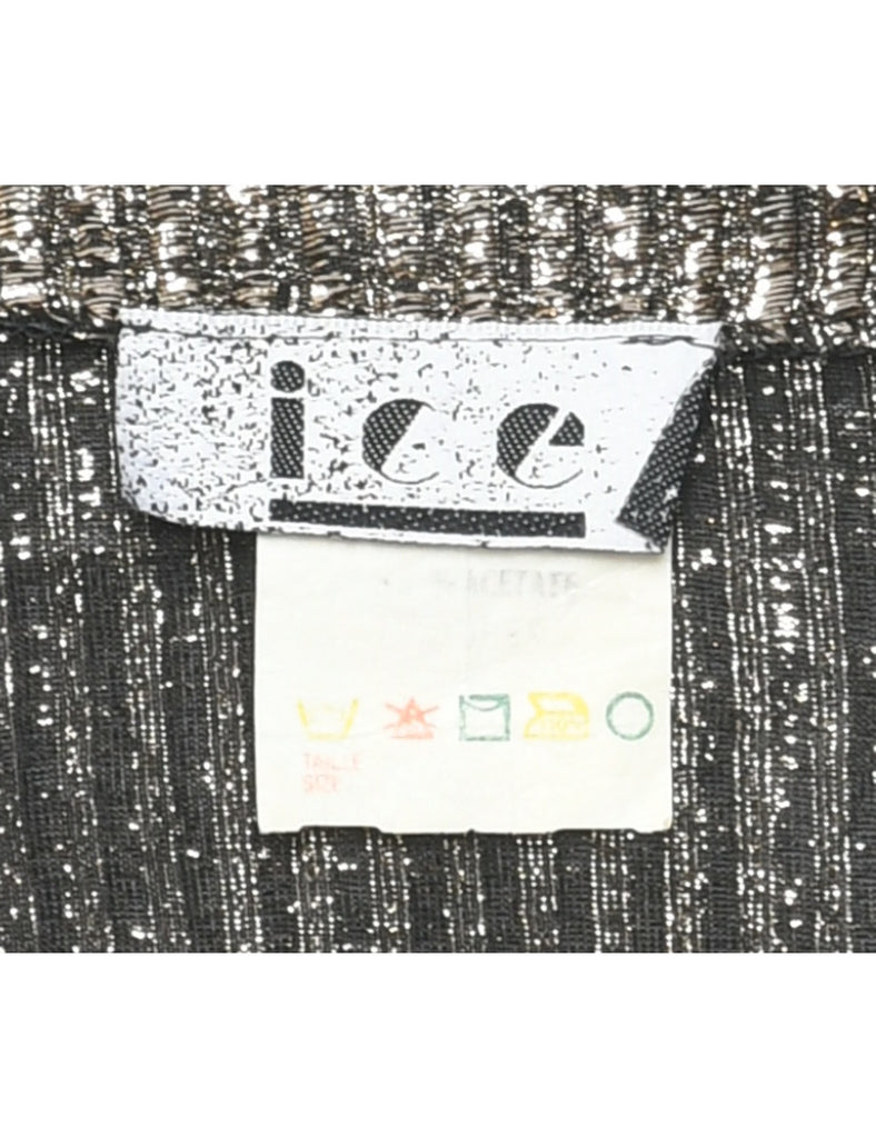 Lurex Gold Evening Top - L