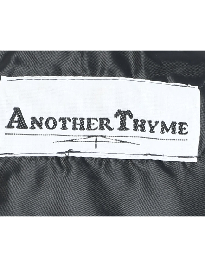 Lurex Thread Pattern Bolero Jacket - L