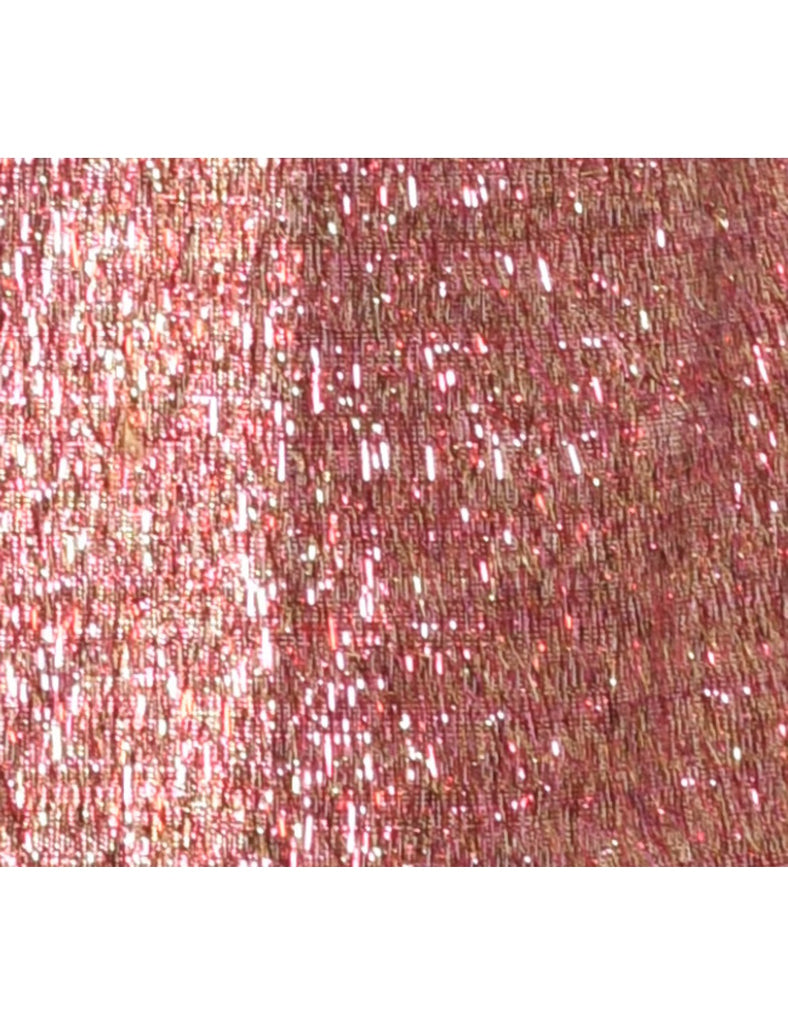 Lurex Thread Pattern Evening Jacket - M