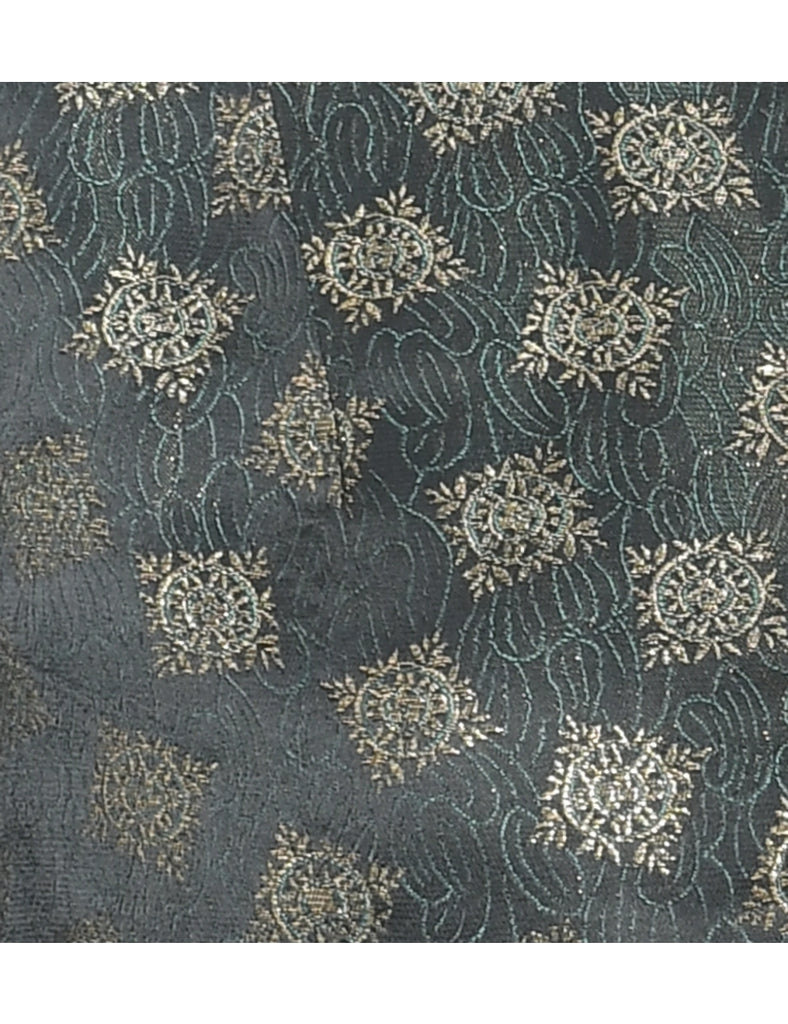 Lurex Thread Pattern Evening Jacket - M