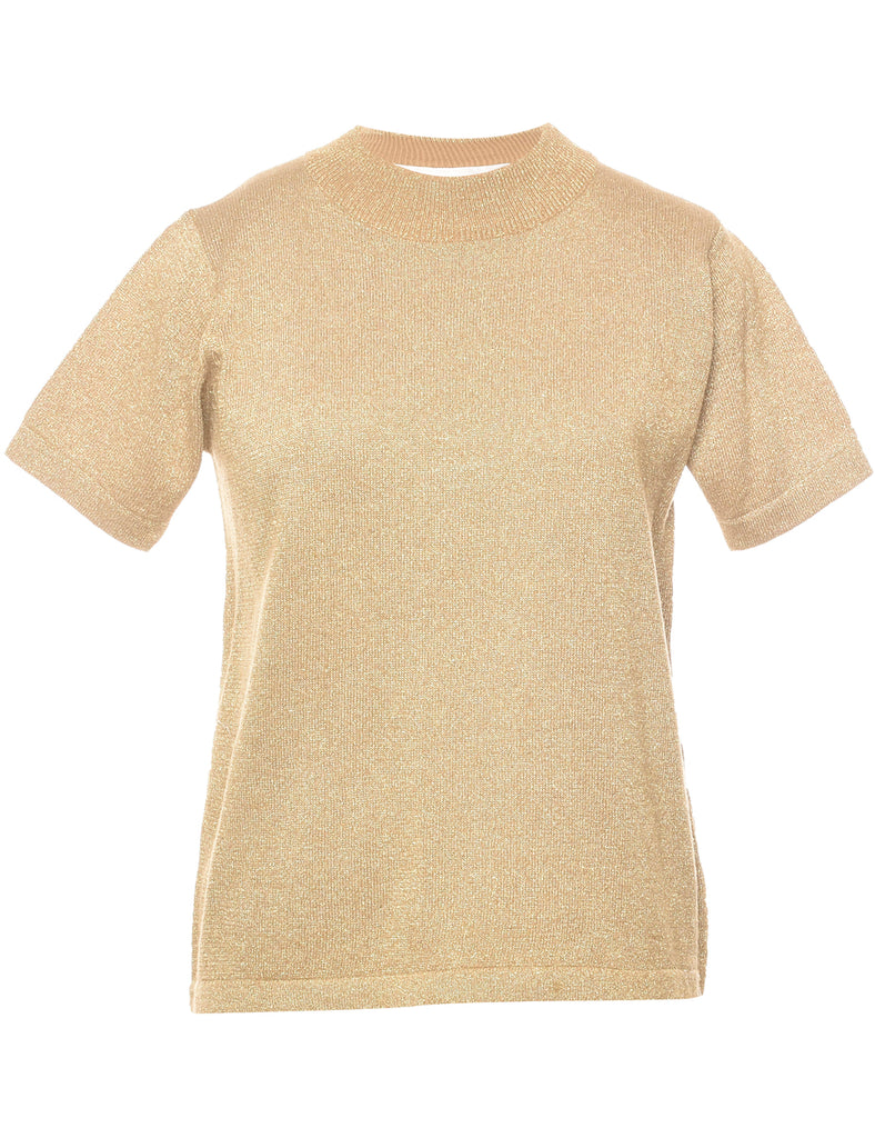 Lurex Thread Pattern Jumper - M