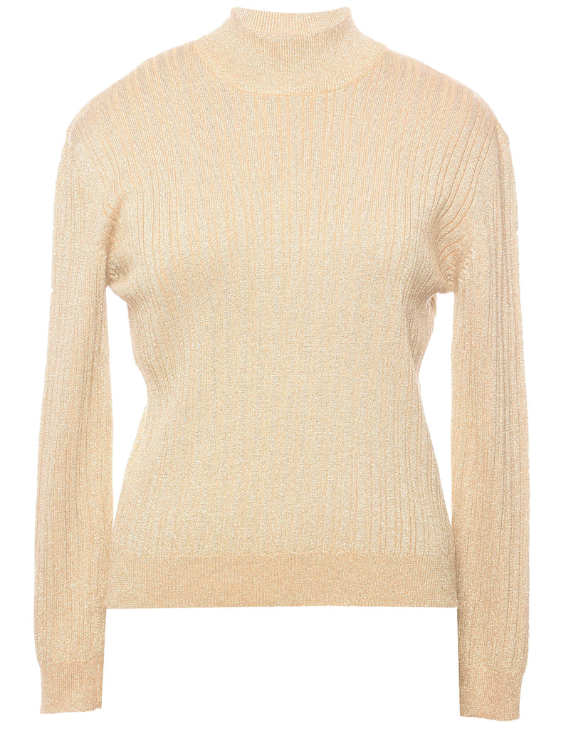 Lurex Thread Pattern Jumper - M