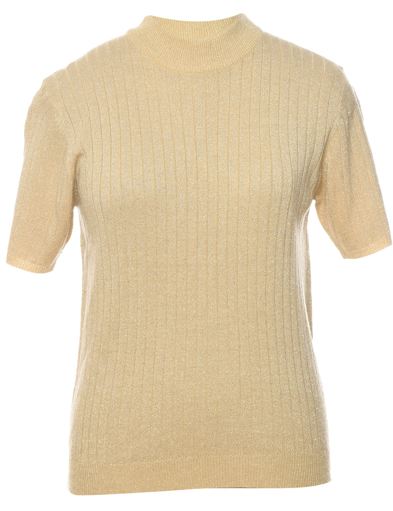 Lurex Thread Pattern Jumper - L