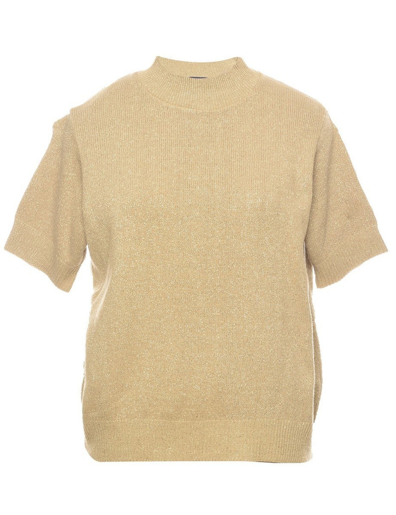 Lurex Thread Pattern Jumper - L