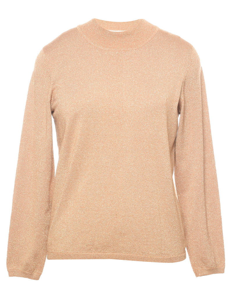 Lurex Thread Pattern Jumper - M