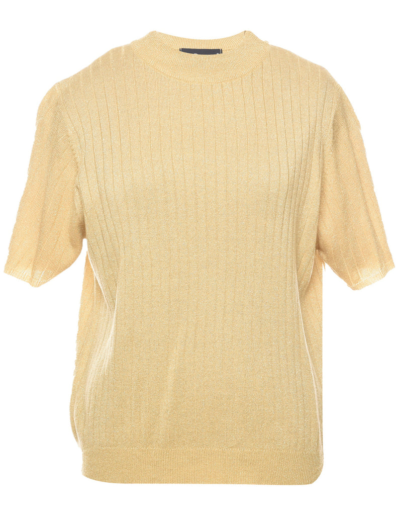 Lurex Thread Pattern Jumper - L