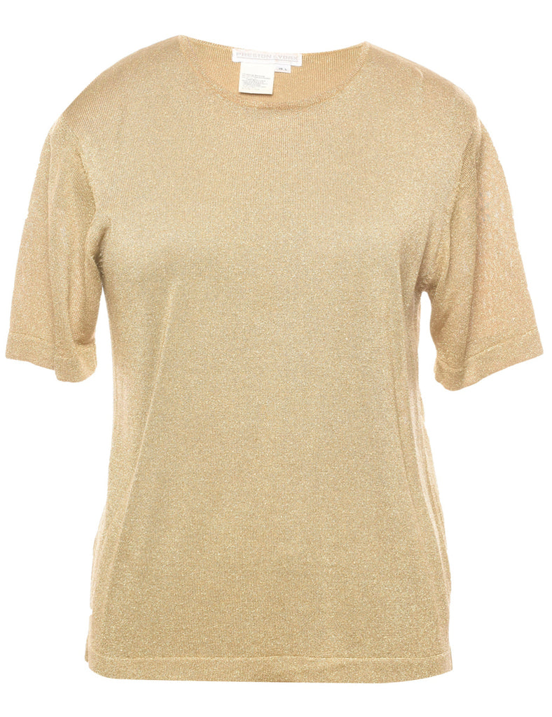 Lurex Thread Pattern Jumper - L