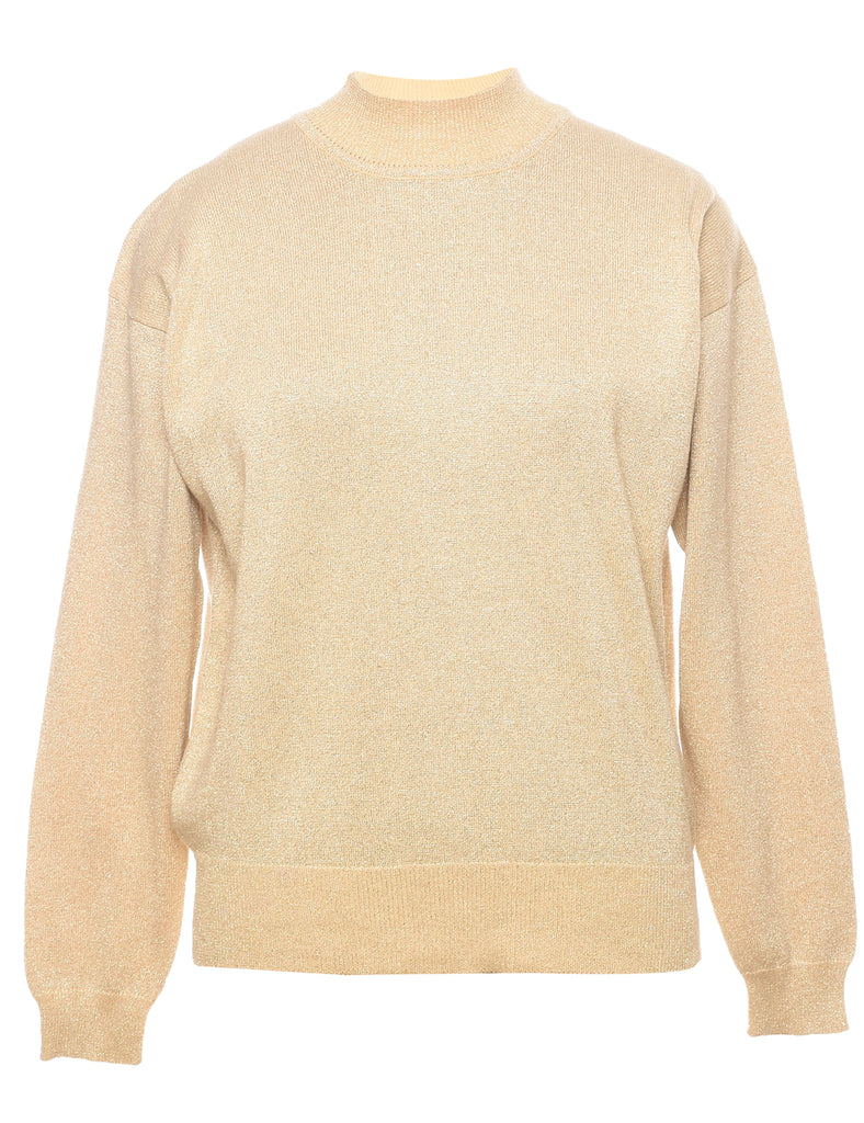 Lurex Thread Pattern Jumper - M