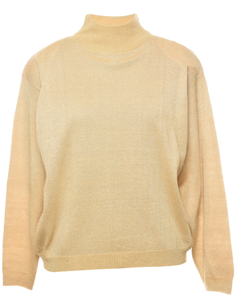 Lurex Thread Pattern Jumper - L
