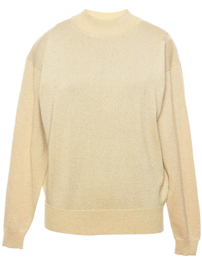 Lurex Thread Pattern Jumper - L