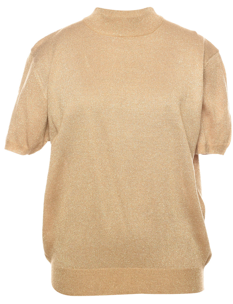 Lurex Thread Pattern Jumper - L