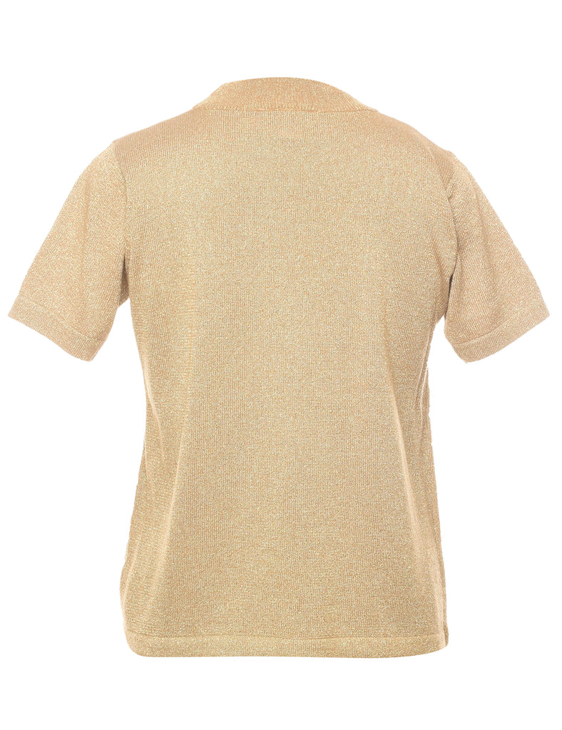 Lurex Thread Pattern Jumper - M