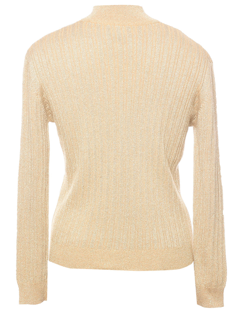 Lurex Thread Pattern Jumper - M