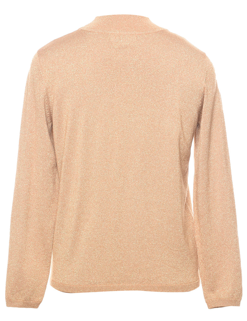 Lurex Thread Pattern Jumper - M