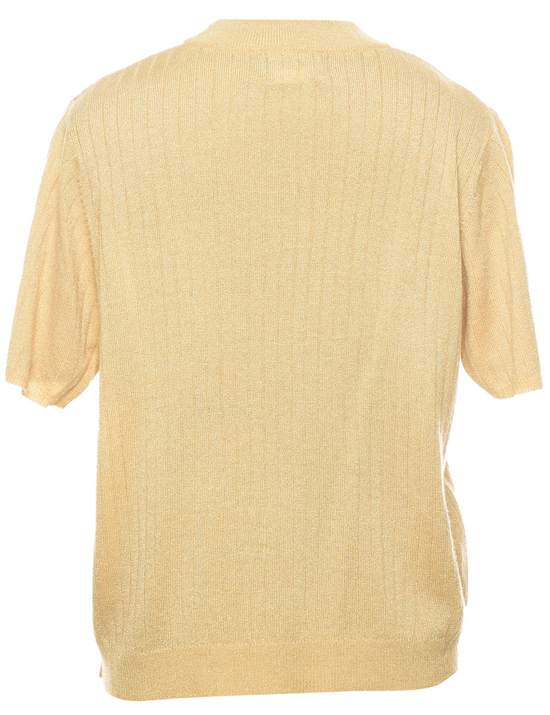 Lurex Thread Pattern Jumper - L