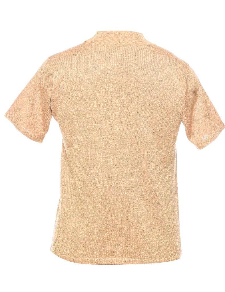 Lurex Thread Pattern Jumper - M