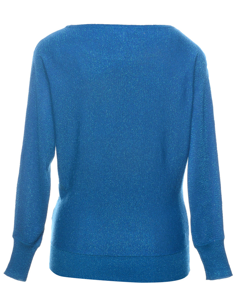 Lurex Thread Pattern Jumper - XS