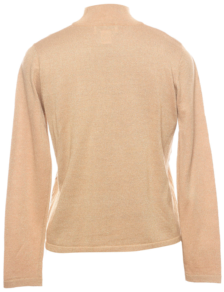 Lurex Thread Pattern Jumper - S