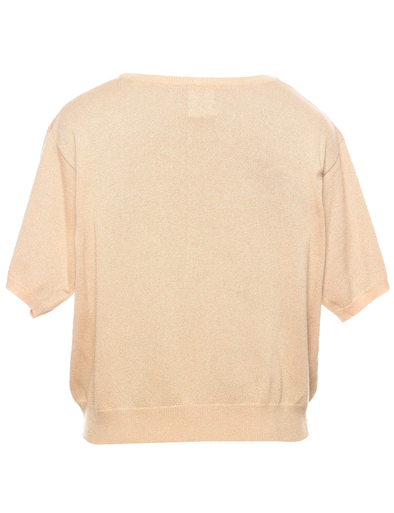 Lurex Thread Pattern Jumper - XL