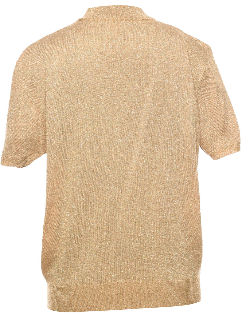 Lurex Thread Pattern Jumper - L