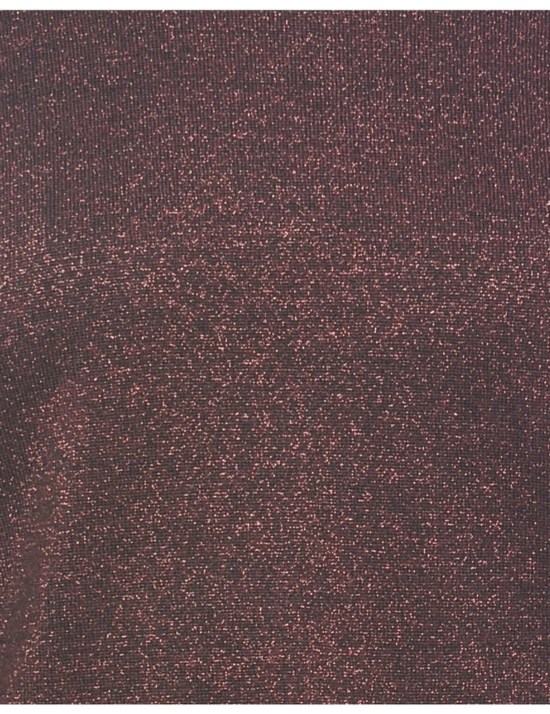 Lurex Thread Pattern Jumper - S