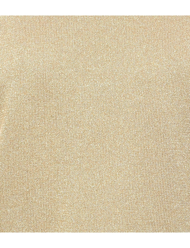 Lurex Thread Pattern Jumper - M