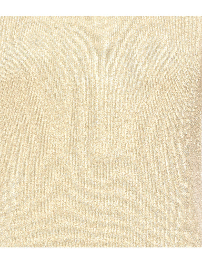 Lurex Thread Pattern Jumper - M