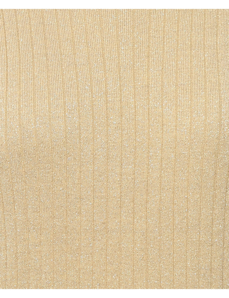 Lurex Thread Pattern Jumper - L