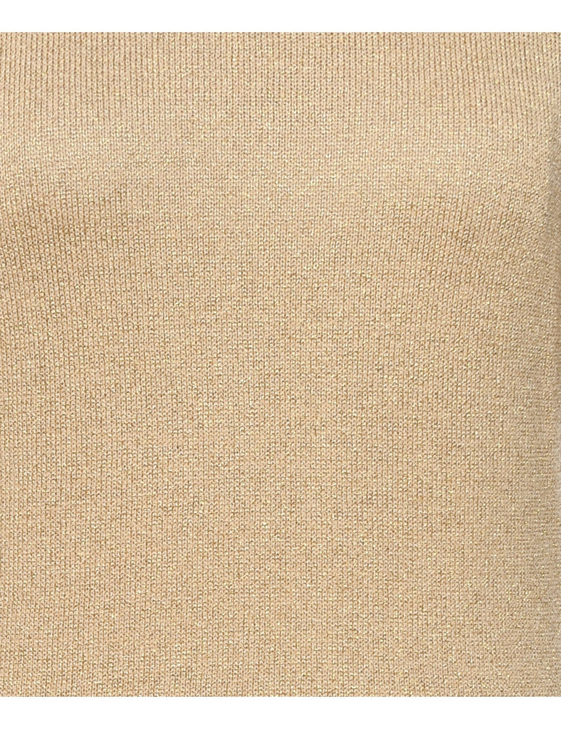 Lurex Thread Pattern Jumper - M