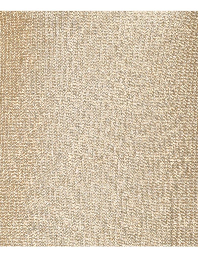 Lurex Thread Pattern Jumper - M