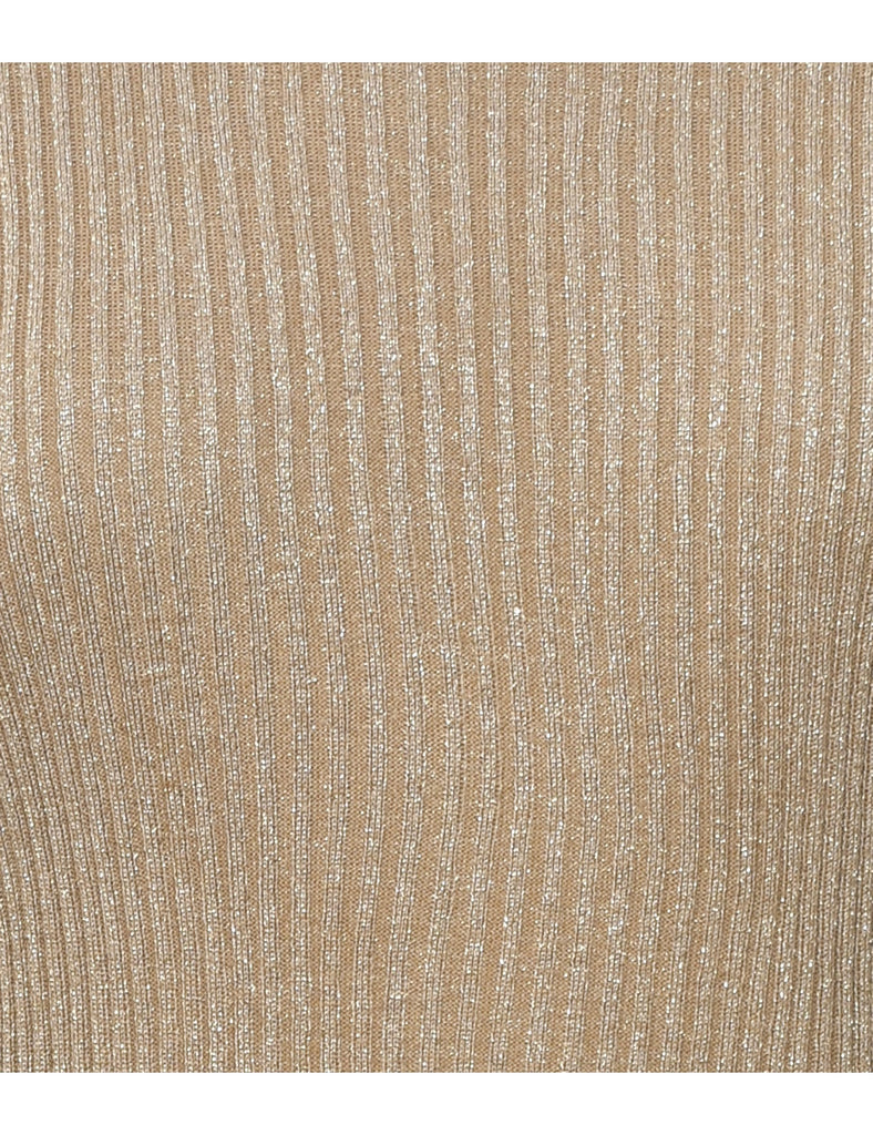 Lurex Thread Pattern Jumper - L