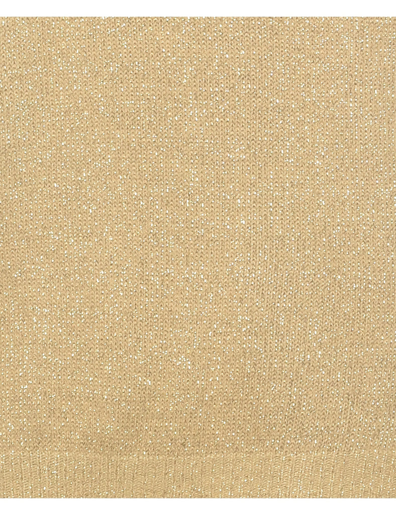 Lurex Thread Pattern Jumper - L