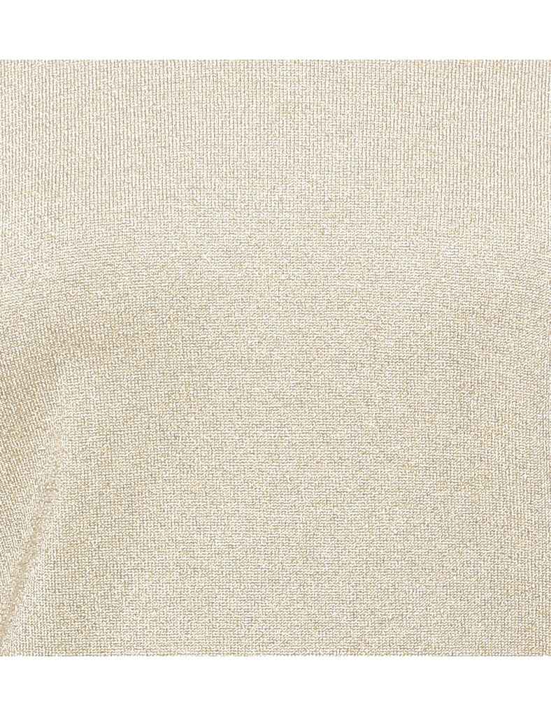 Lurex Thread Pattern Jumper - S