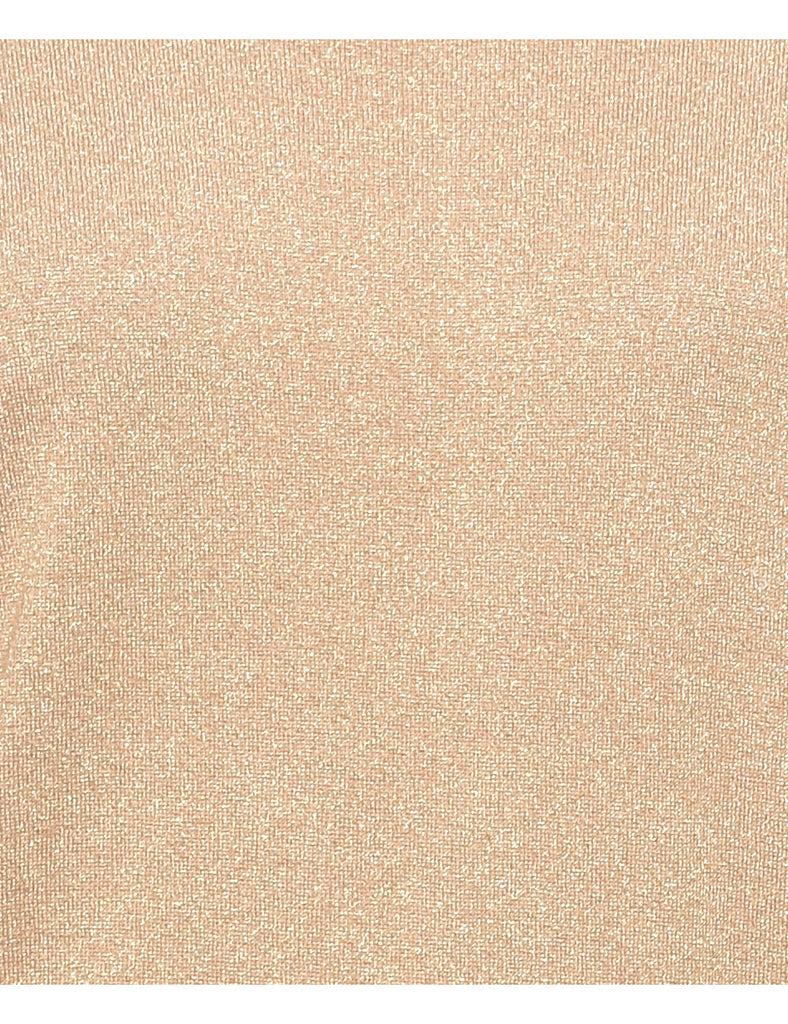 Lurex Thread Pattern Jumper - M