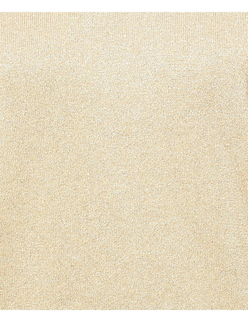 Lurex Thread Pattern Jumper - M