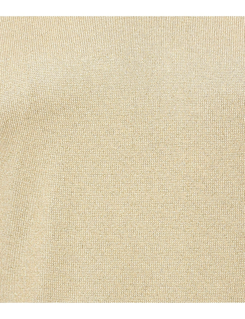 Lurex Thread Pattern Jumper - M