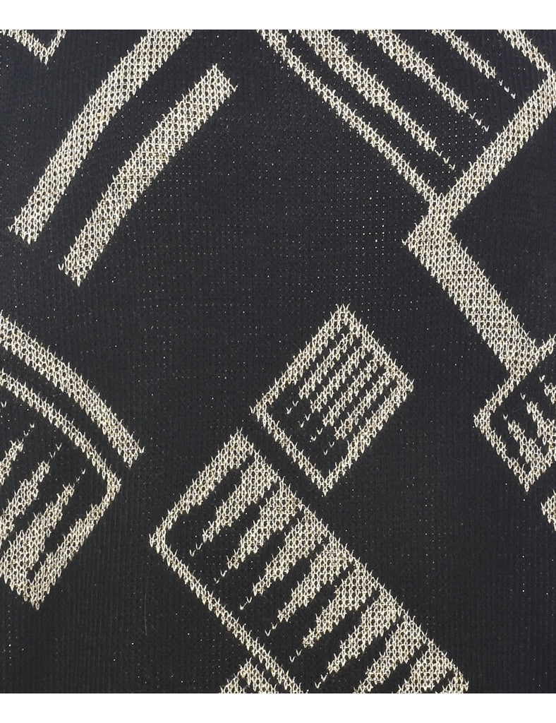 Lurex Thread Pattern Jumper - L