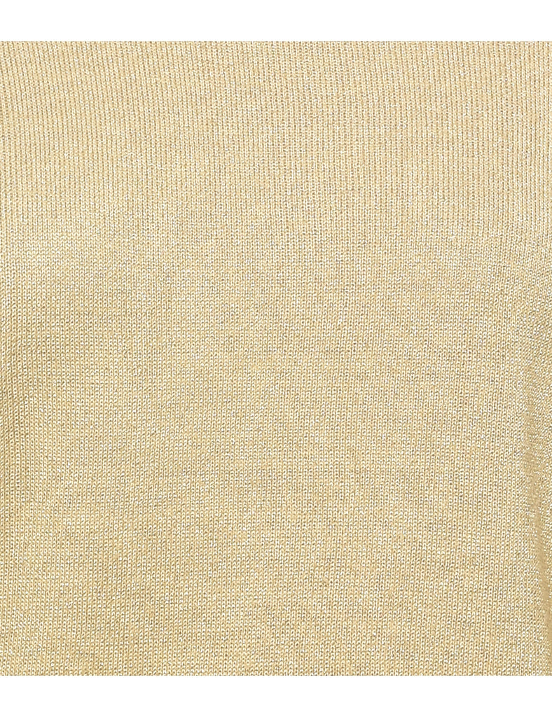 Lurex Thread Pattern Jumper - L