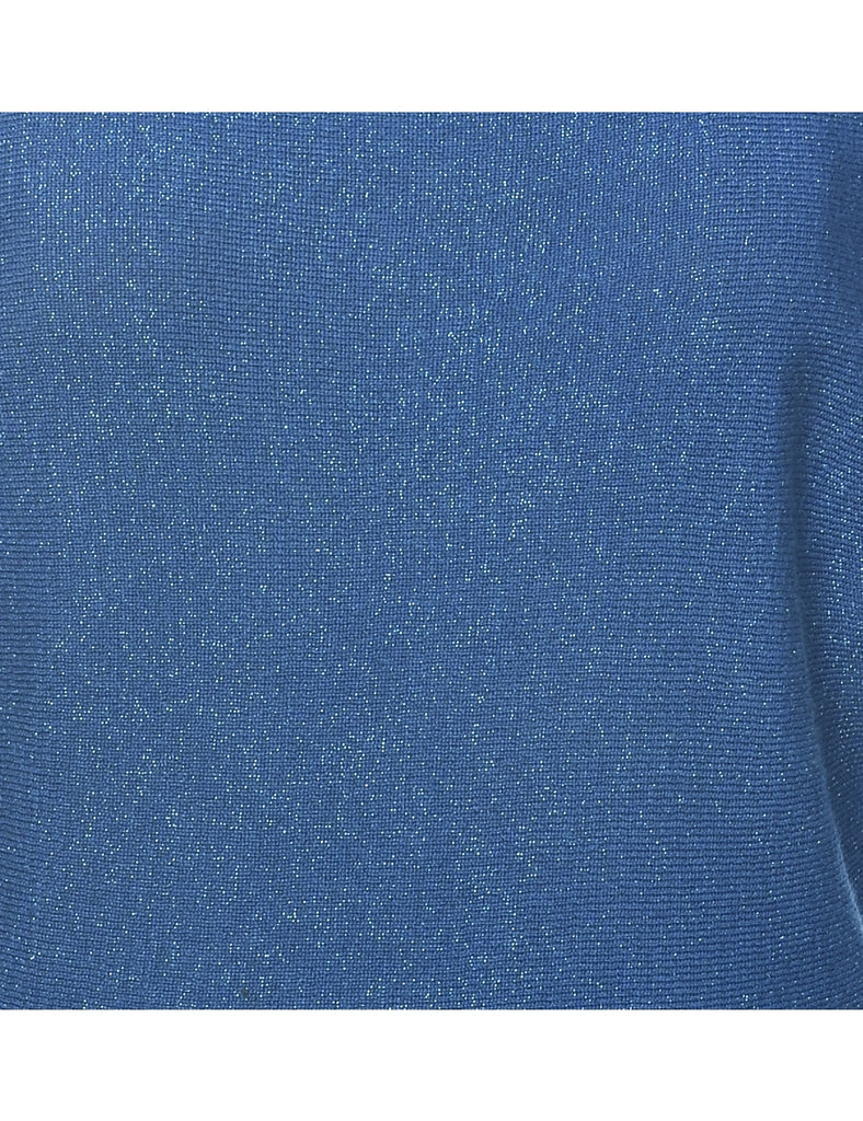 Lurex Thread Pattern Jumper - XS