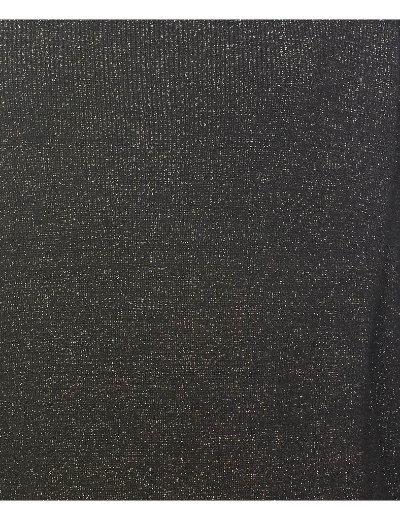 Lurex Thread Pattern Jumper - L