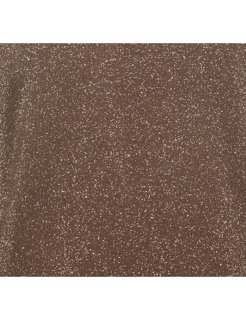 Lurex Thread Pattern Jumper - M